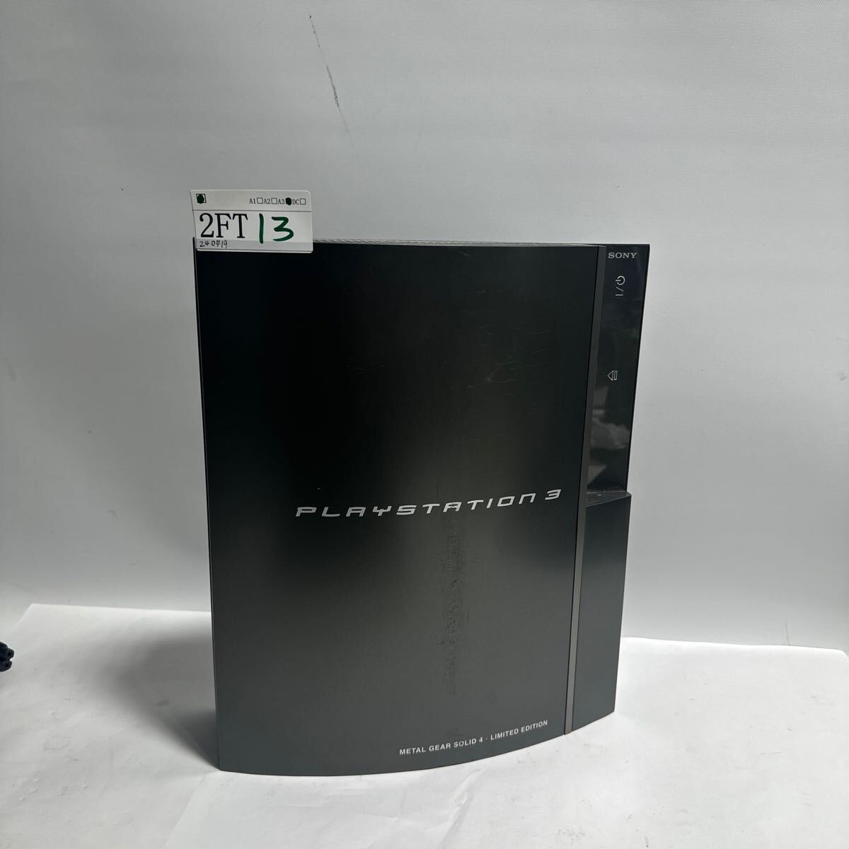 「2FT13」PS3 本体 40GB METAL GEAR SOLID 4 LIMITED EDITION CECHH00 初期化済 動作品 コントローラー無し本体のみ(240419)の画像1