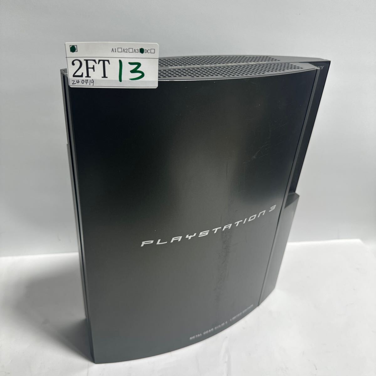 「2FT13」PS3 本体 40GB METAL GEAR SOLID 4 LIMITED EDITION CECHH00 初期化済 動作品 コントローラー無し本体のみ(240419)の画像2