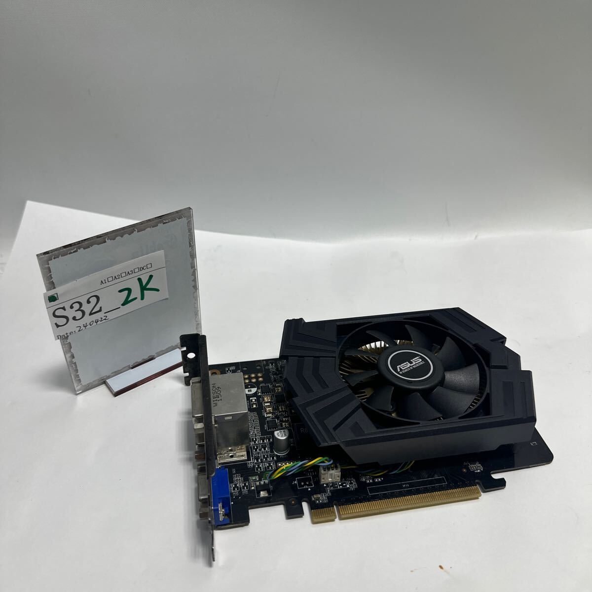 「S32_2K」NVIDIA ASUS GeForce GTX750Ti 2GB PH グラフィックボード 現状動作品(240422)の画像1