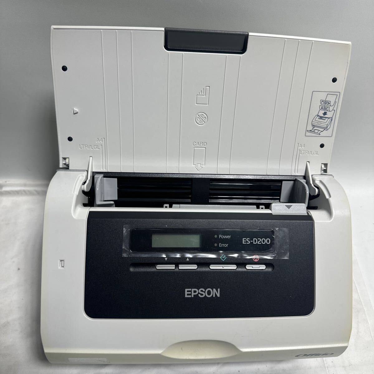 「2FW02」EPSON☆ドキュメントスキャナー　ES-D200　両面同時　連続スピードスキャン　電源アダプタ無し　本体のみ(240427)_画像3