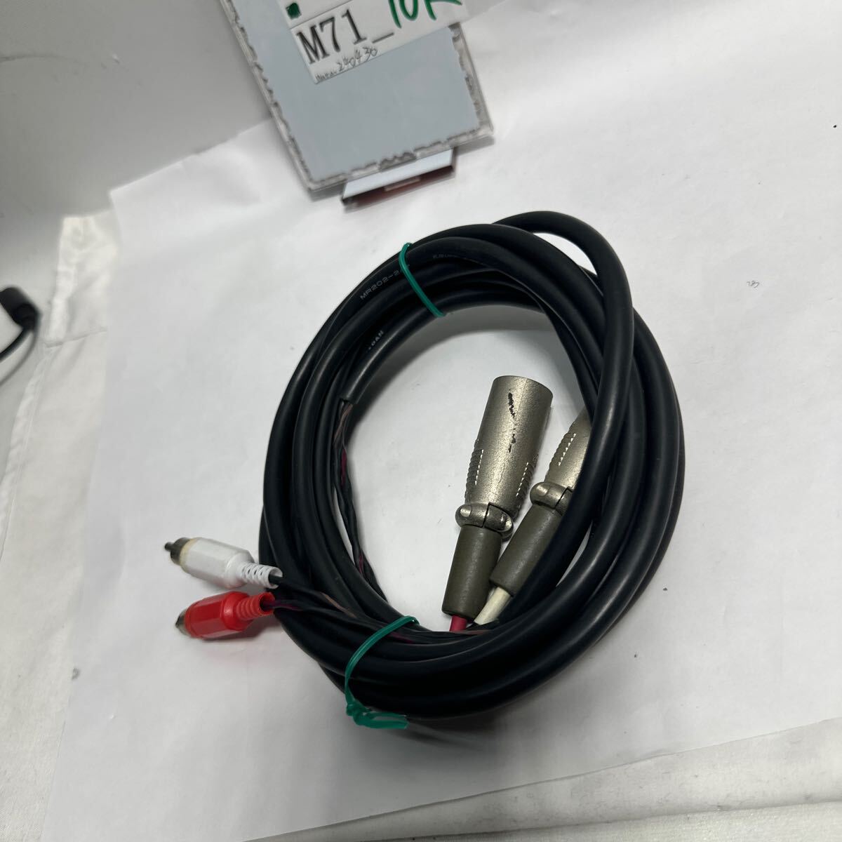 [M71_10K]]CANARE MR202-2AT RCA-XLR мужской кабель примерно 3m рабочий товар (240430)