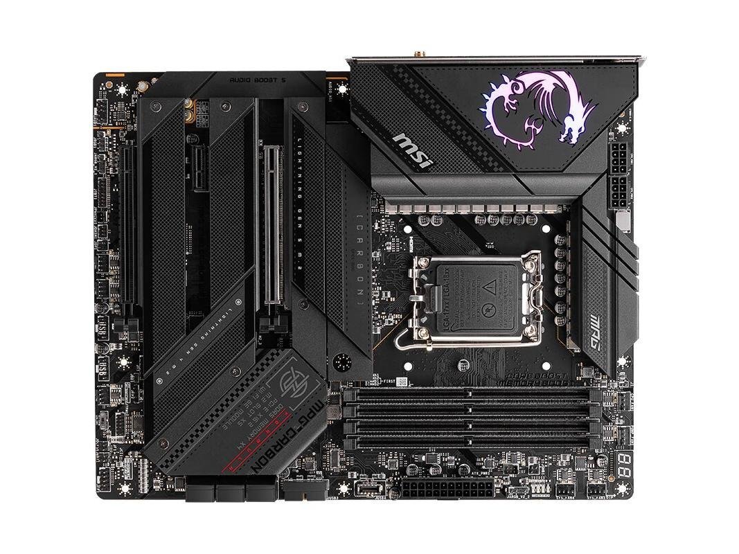 未使用に近い MSI MPG Z790 CARBON WIFI マザーボード Intel Z790 LGA 1700 ATX メモリ最大128G対応 保証あり　_画像1