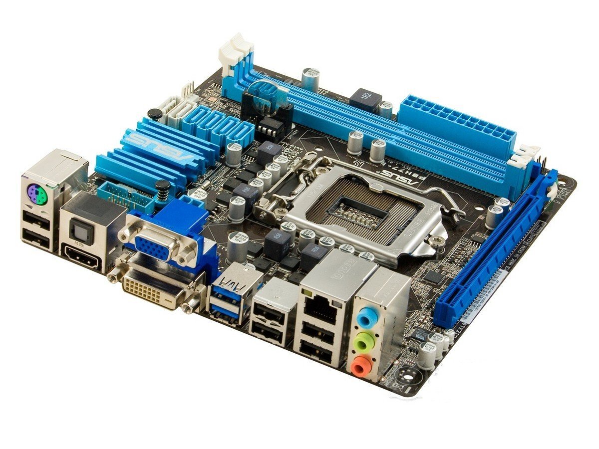 未使用 ASUS P8H77-I マザーボード Intel H77 LGA 1155 Mini-ITX メモリ最大16G対応 保証あり　_画像2