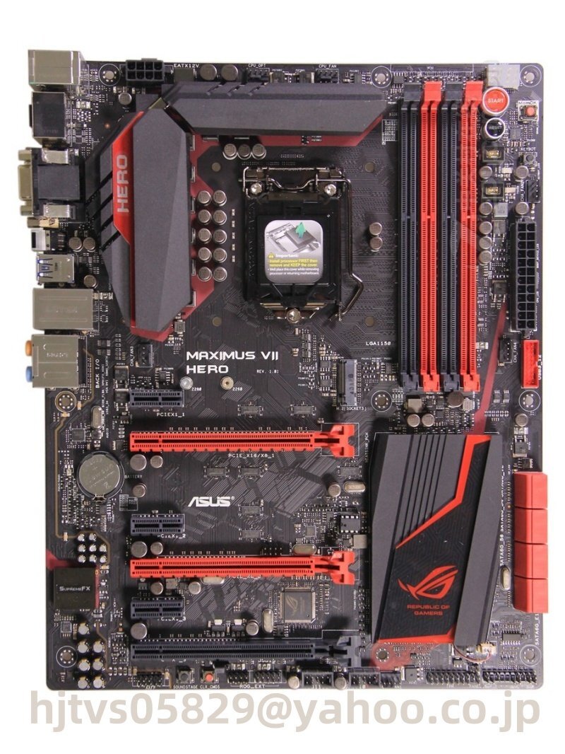 Asus MAXIMUS VII HERO ザーボード Intel Z97 LGA 1150 ATX メモリ最大32G対応 保証あり　_画像1