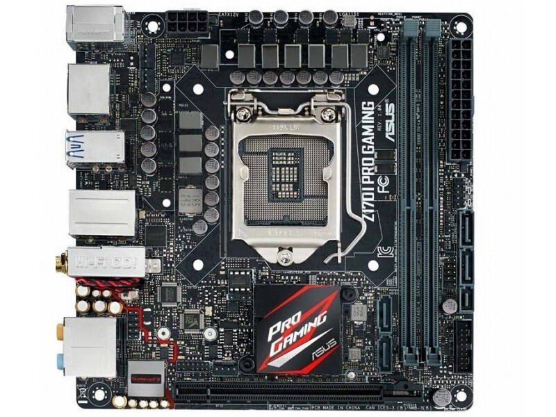 未使用に近い ASUS Z170I PRO GAMING マザーボード LGA 1151 Intel Z170 Mini ITX メモリ最大32G対応 保証あり　_画像1