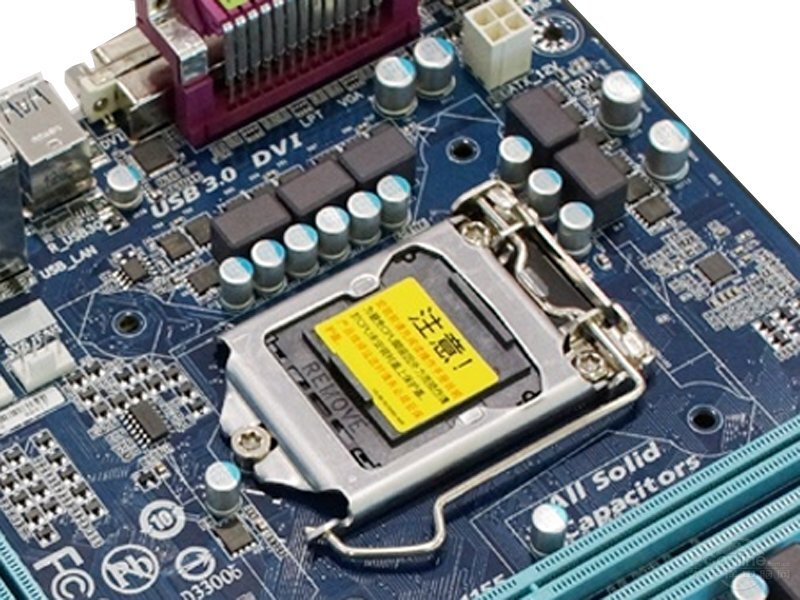 GIGABYTE GA-B75M-D3V マザーボード Intel B75 LGA 1155 MicroATX メモリ最大16G対応 保証あり　_画像4