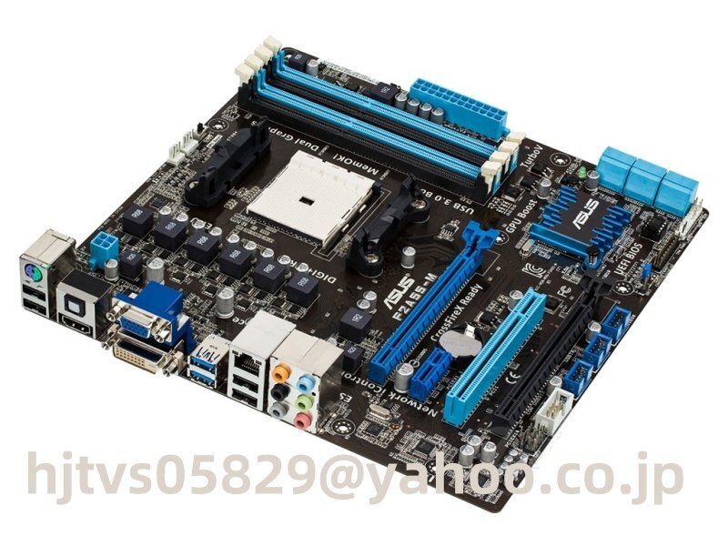 Asus F2A55-M ザーボード AMD A55 Socket FM2 uATX メモリ最大64G対応 保証あり　_画像2