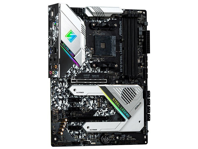 未使用 ASRock X570 STEEL LEGEND マザーボード AMD X570 Socket AM4 ATX メモリ最大128G対応 保証あり　_画像1