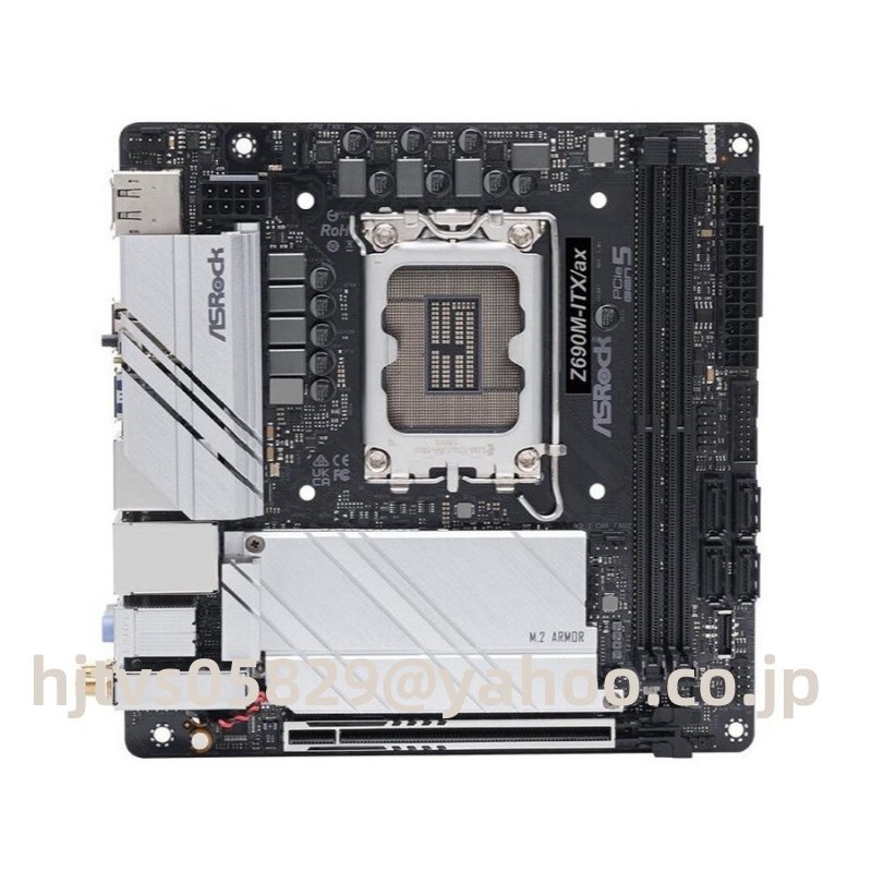 ASRock Z690M-ITX/ax ザーボード Intel Z690 LGA 1700 Mini-ITX メモリ最大64G対応 保証あり　_画像1