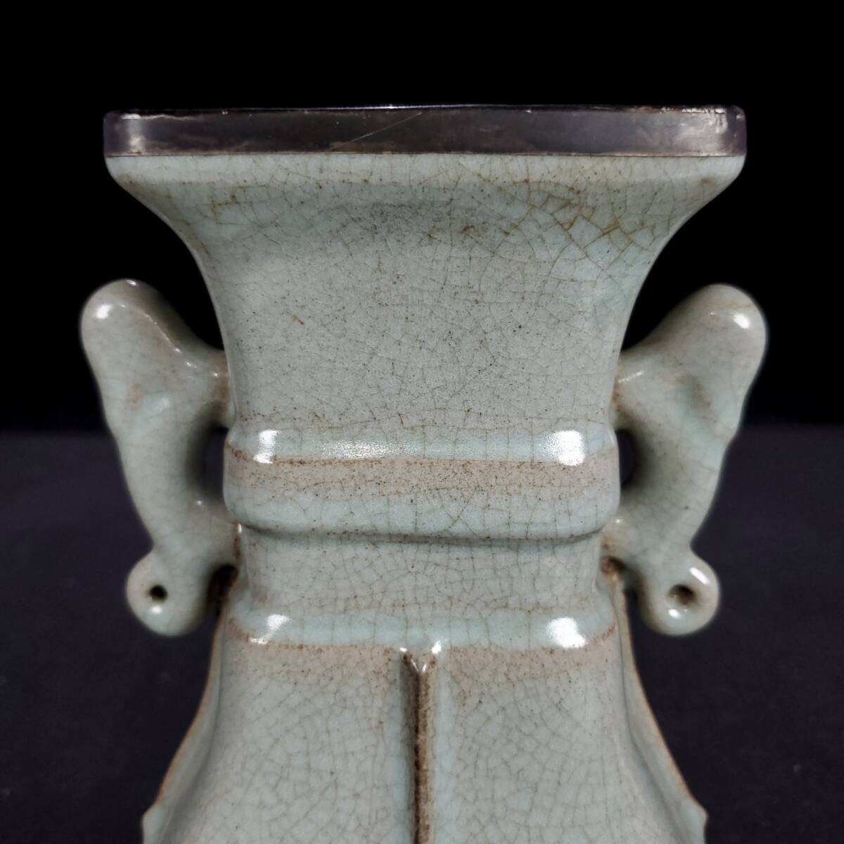 激安挑戦!! 3+ZU7147「東洋美術」NC 中国骨董 磁器製品【宋汝窯 人間国宝 宋