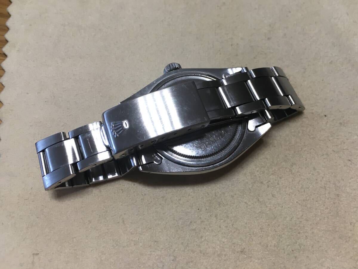 ロレックス 6426 1966年製 手巻き 黒文字盤 ビンテージ アンティーク Rolex precision ブラック オイスター oyster ミラーの画像5