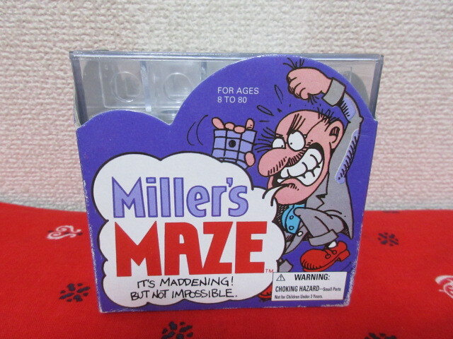 立体パズル/CRYSTAL MAZE/ゲーム/新品/珍品/キューブパズル/未使用/駄菓子屋/立体迷路/Miller's Maze/Puzzle/パズル/入手困難/キューブ _画像10
