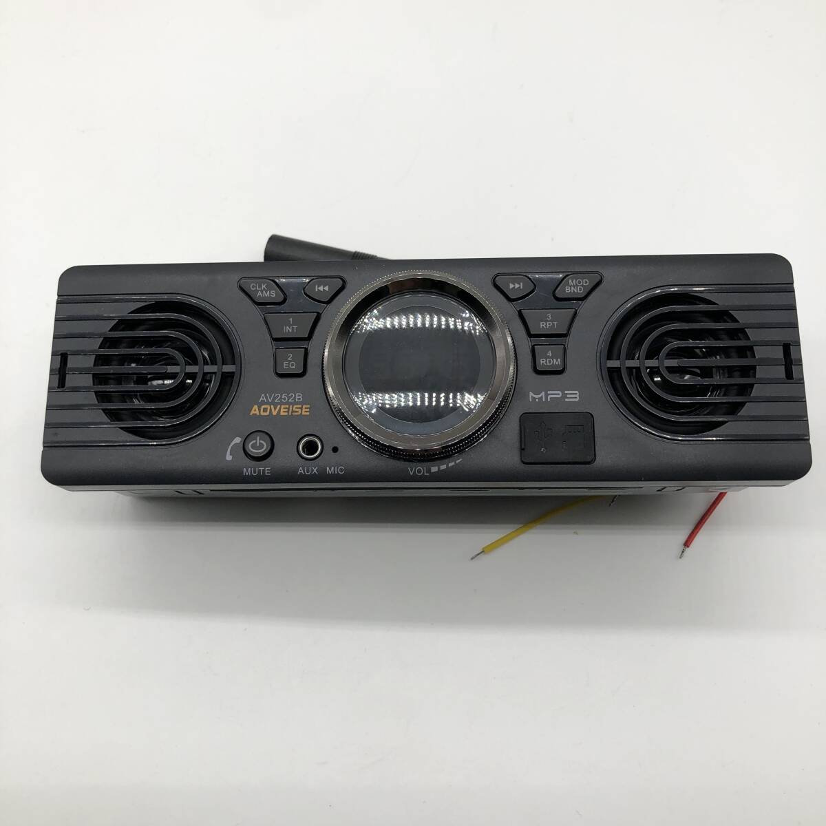 Boomboost AV252 12V 車載MP3ラジオ音響 A1866 SDカード カーオーディオ ラッパ内蔵 Bluetoothホストスピーカーに付きの画像2