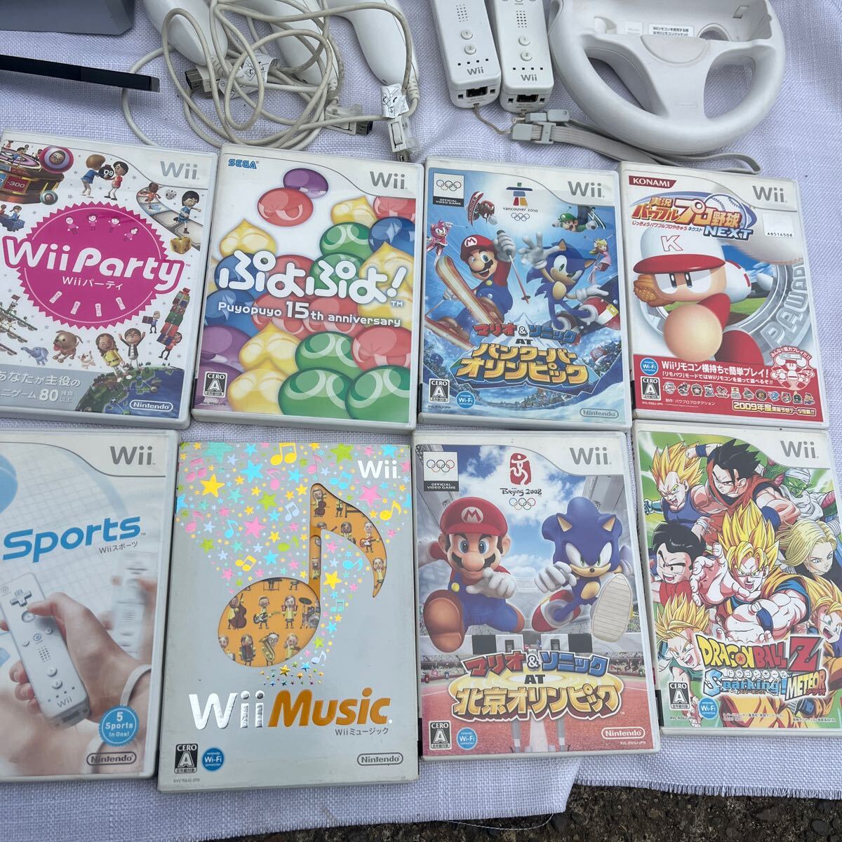 任天堂 Wii セットソフト　コントローラーなど　色々　ゲーム　まとめ売り　Nintendo ニンテンドー マリオ　ドラクエ　豪華セット　_画像7