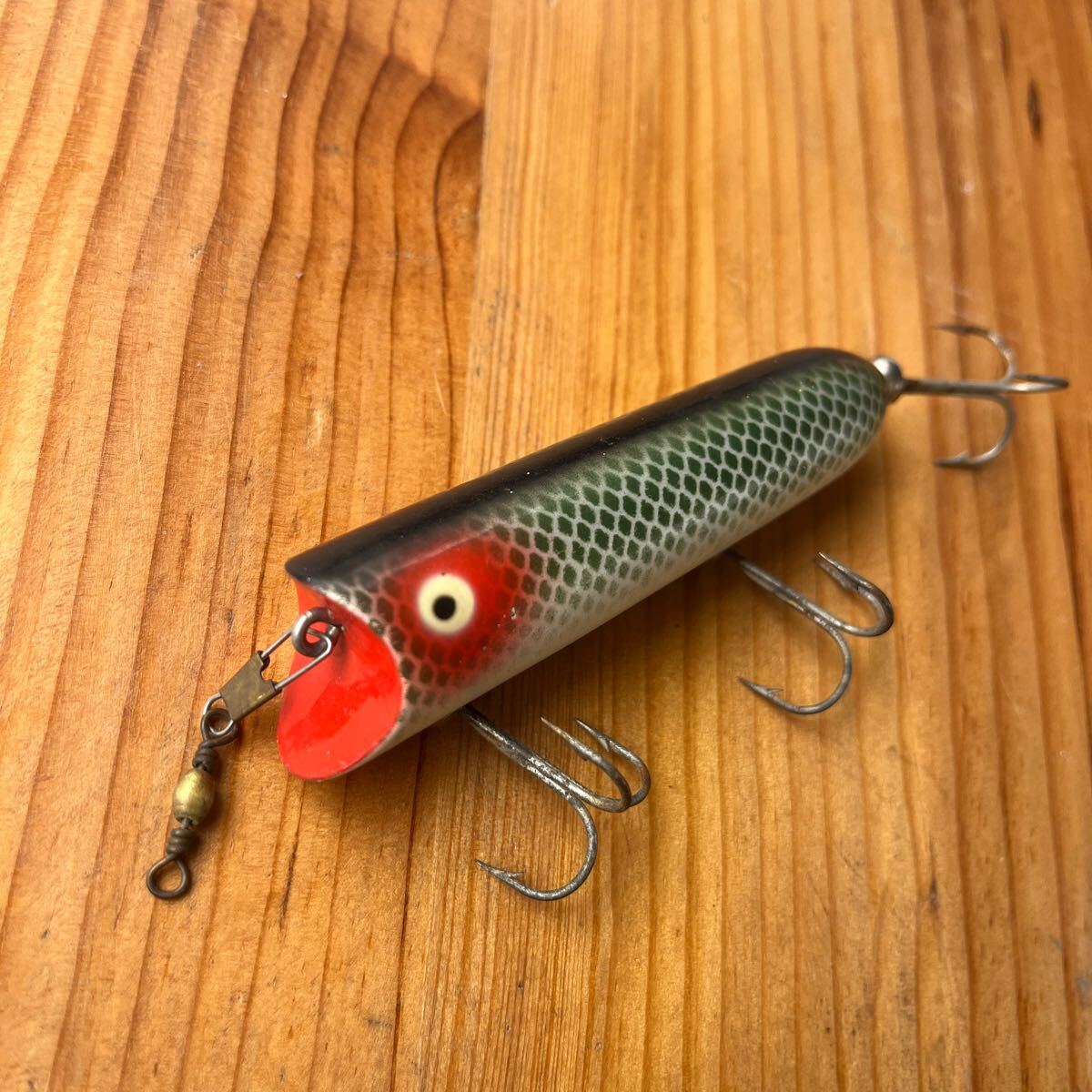 オールド ヘドン HEDDON ラッキー13 OLD lucy 13 検）fenwick フェンウィック スミス アムコ ビンテージ トップ 釣りアンティーク ルアー_画像2