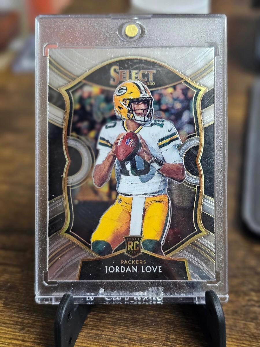 ★１円スタート★2020 Panini Select Football Jordan love RC ベースカード NFL GB Topps パッカーズ_画像1