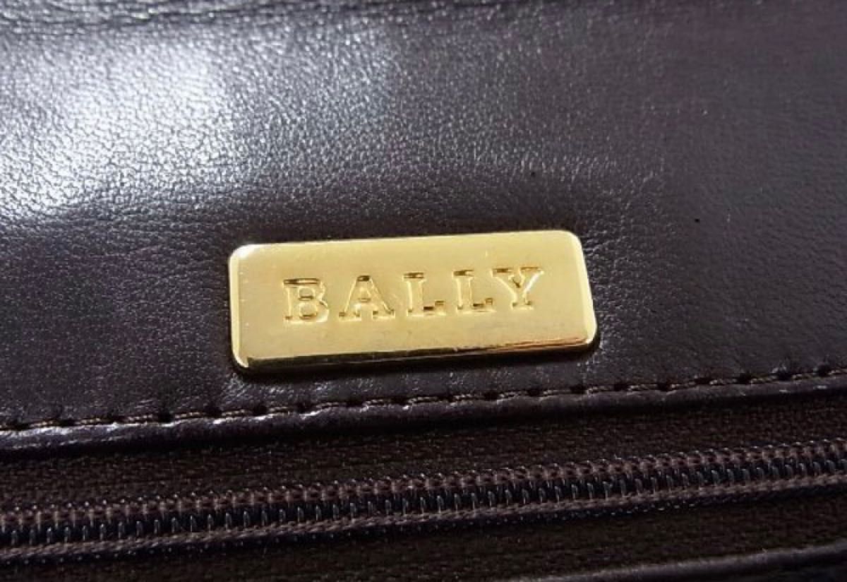 BALLY バリー キルティング ターンロック ハンドバッグ ブラウン