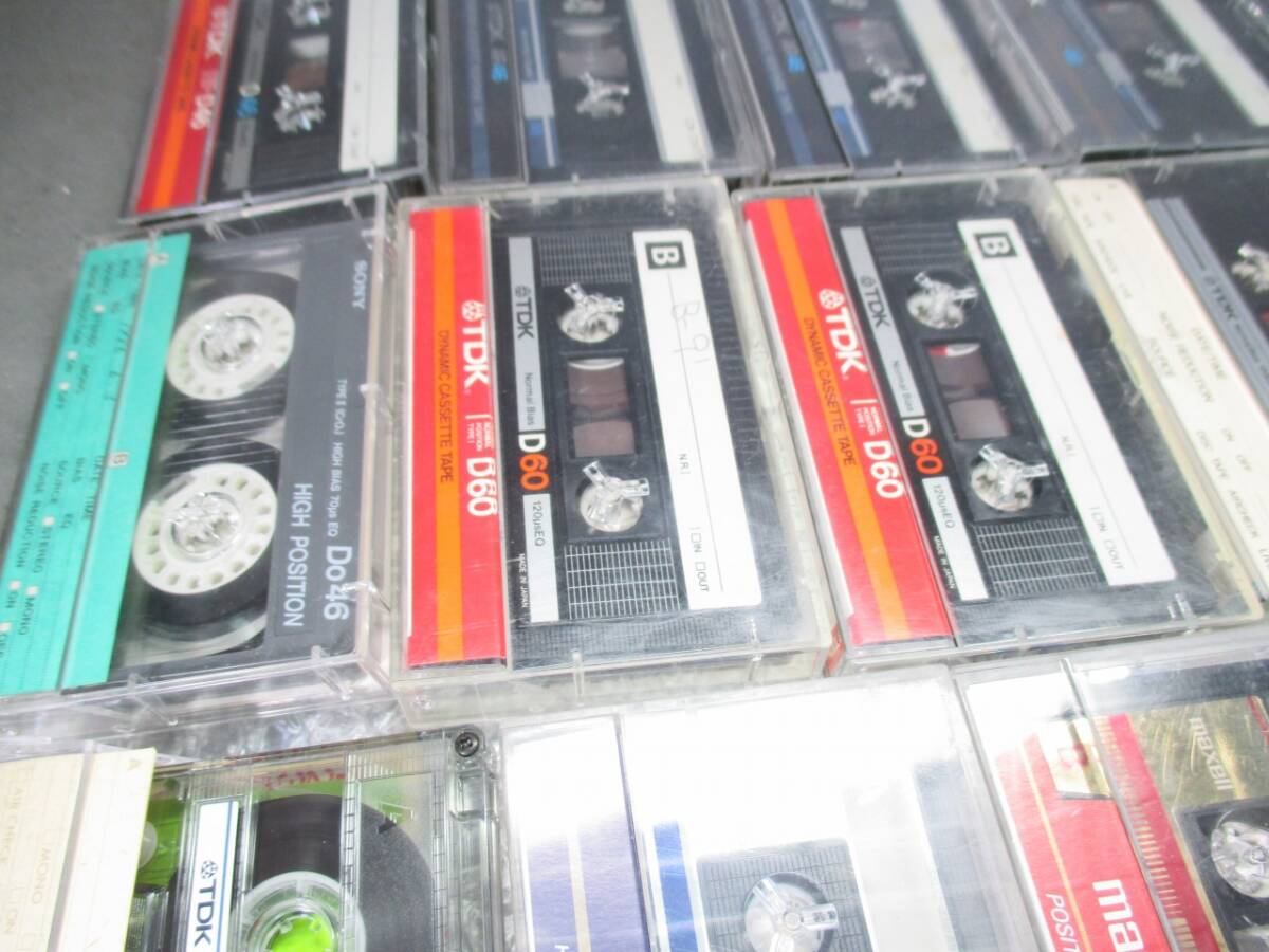 [# used cassette tape TDK, SONY etc. ] junk treatment .*