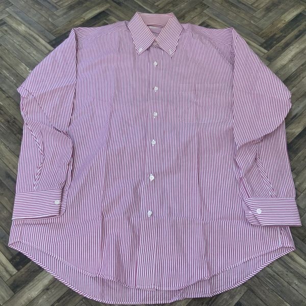 yaM2404 pink stripe pattern size 2 stripe shirt 