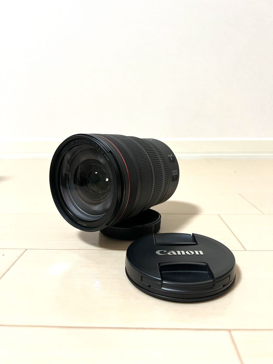 【美品】 Canon キャノン RF24-70mm F2.8 L IS USM 大口径標準ズームレンズ 交換レンズ RFマウント +C-PL付きの画像5