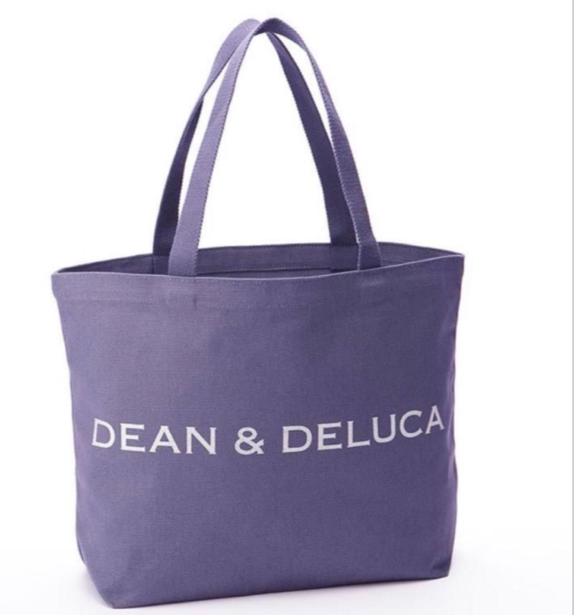 新品正規品 ホリデー限定DEAN&DELUCA チャリティートートバッグ バイオレット Lサイズ 紫 パープル