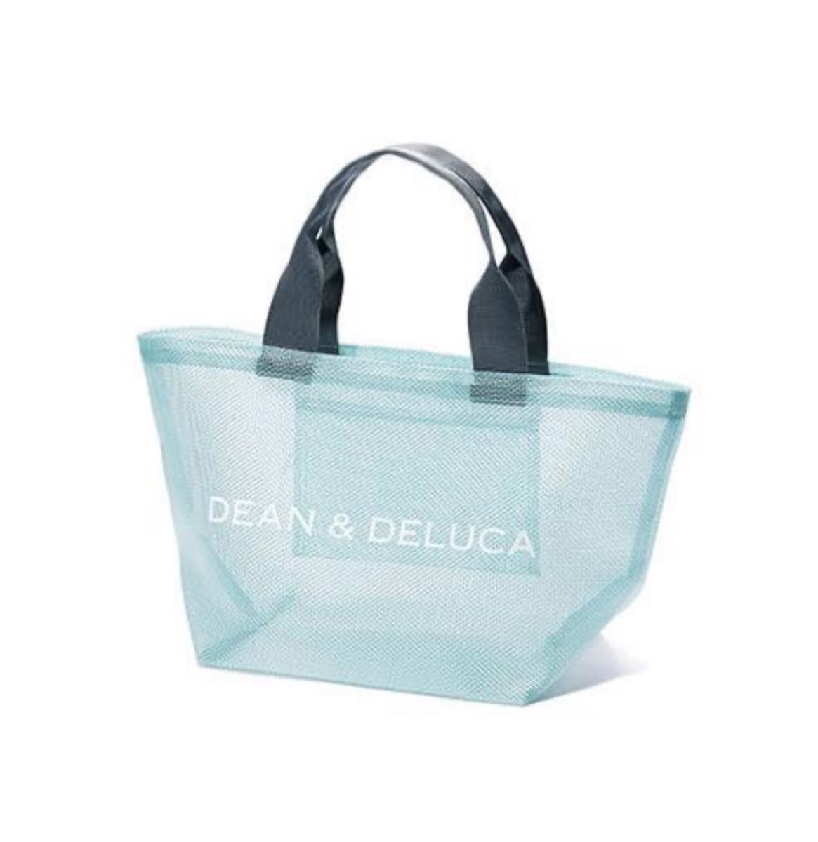 新品直営店購入正規品 DEAN&DELUCA メッシュトートバッグ ミントブルーSサイズ〈限定カラー〉 