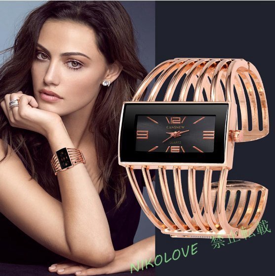 新品 女性 バングル ブレスレット 時計 高級女性 ポインターウォッチ 高品質 レディース時計 ドレス時計 女性用 腕時計 ギフト LA481_画像1