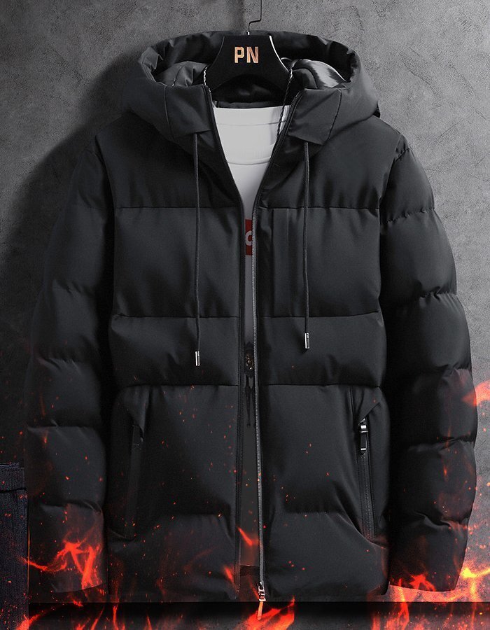 LB725 ジャケット メンズ 冬服 アウター アウトドア ジャンパー コート ジップアップ 防風 防寒 無地 おおきいサイズ M~4XLサイズ_画像1