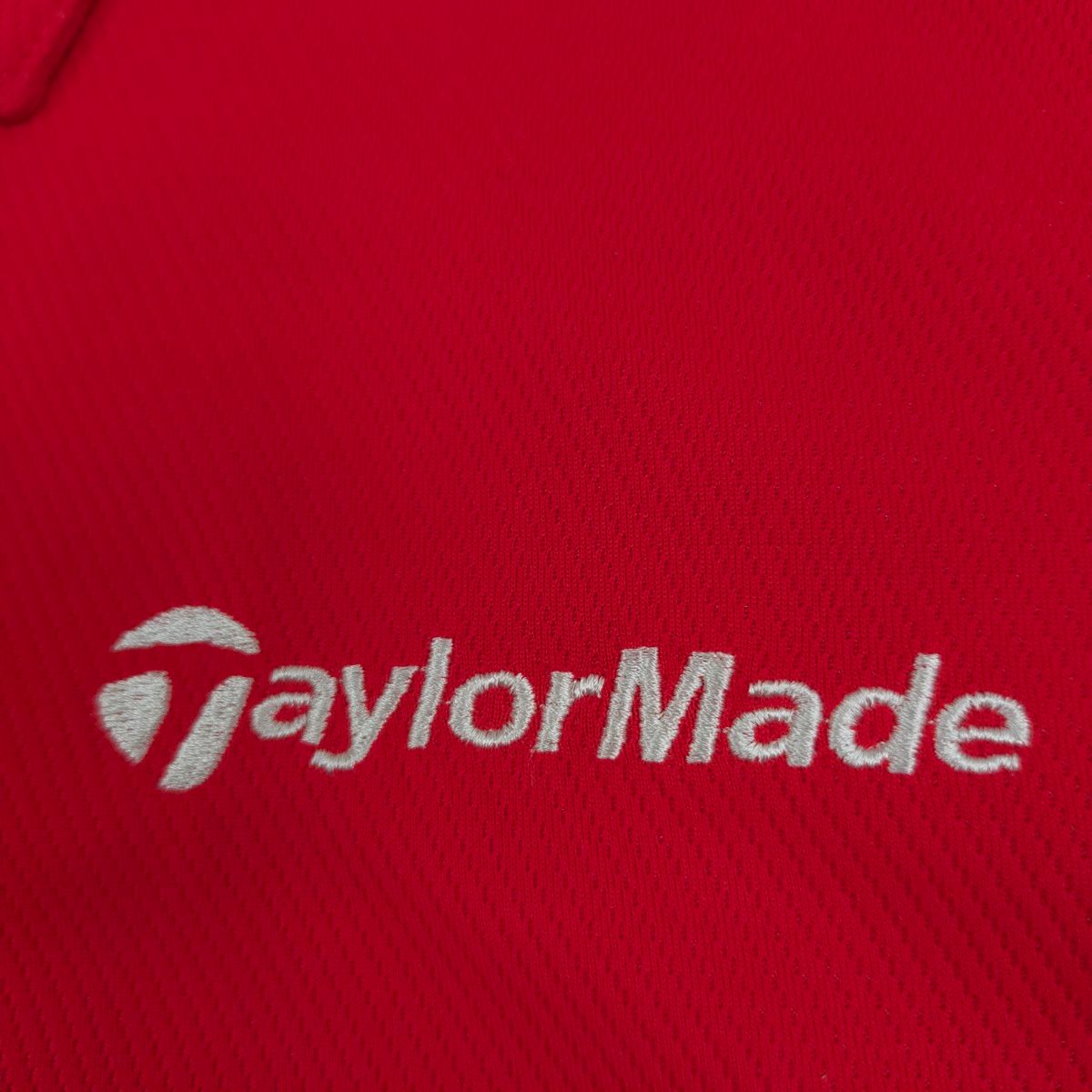 テーラーメイド ゴルフウェア ゴルフシャツ ポロシャツ メンズ Lサイズ 赤 吸汗速乾ドライ ストレッチ