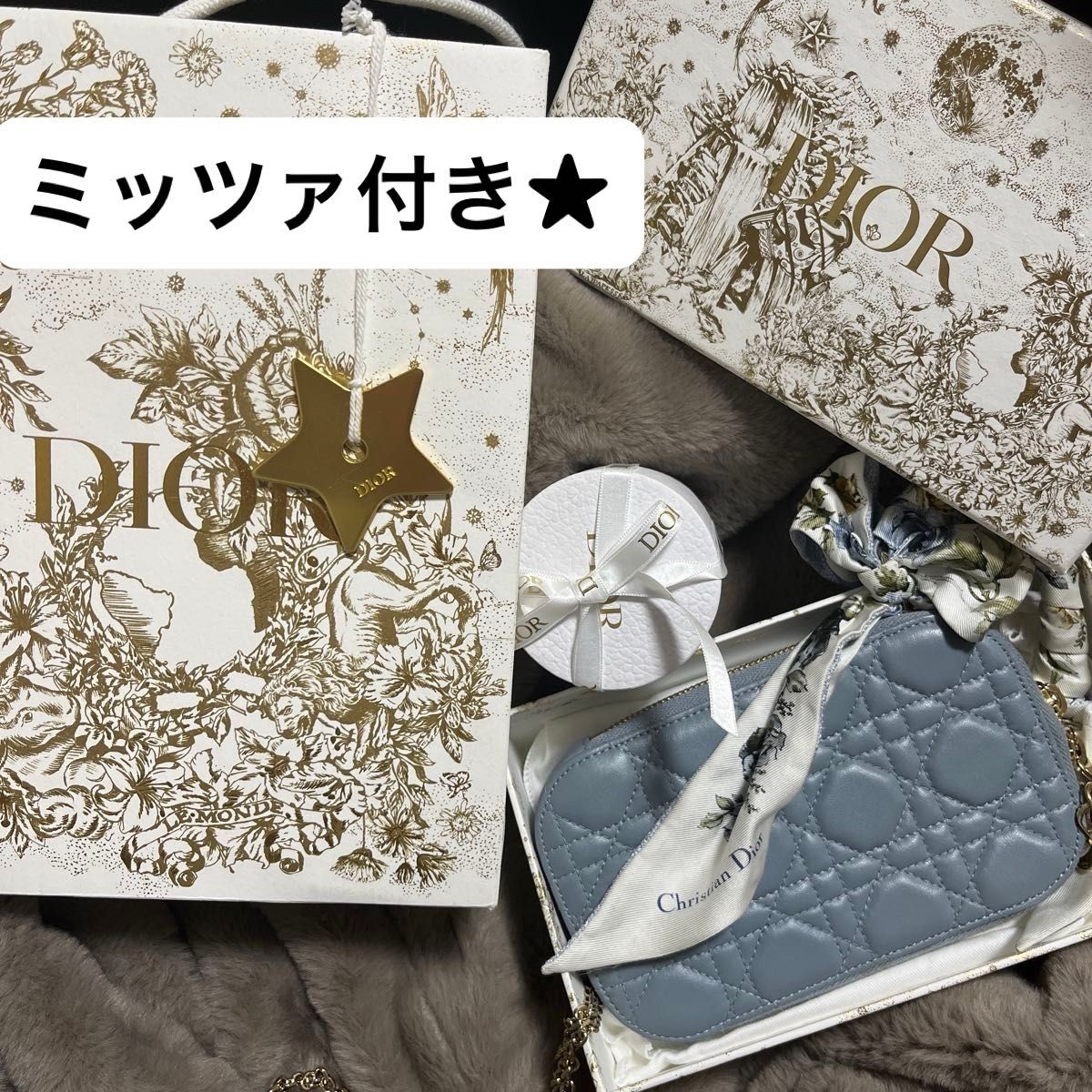 ChristianDior LADY DIOR フォンホルダー レディディオール ChristianDior LADY DIOR フォンホルダー レディディオール