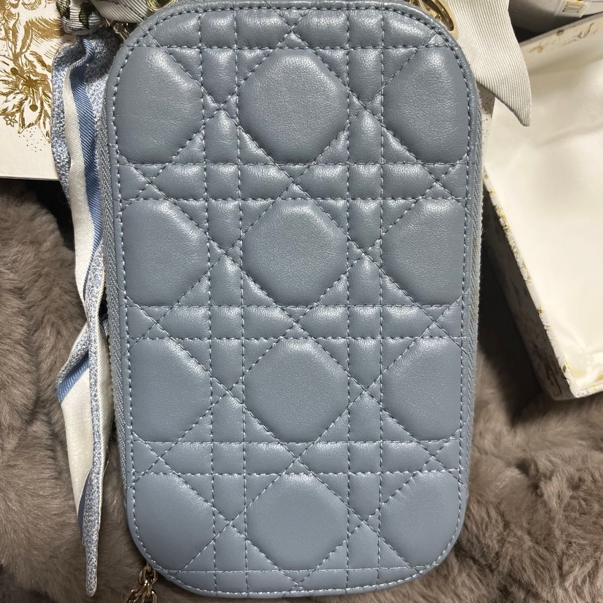 ChristianDior LADY DIOR フォンホルダー レディディオール ChristianDior LADY DIOR フォンホルダー レディディオール