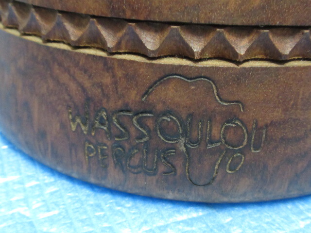 ジャンベ ハイエンドモデル アフリカ製 WASSOULOU PERCUSSIONS 工房製 打楽器 管理6R0402C-H7の画像6