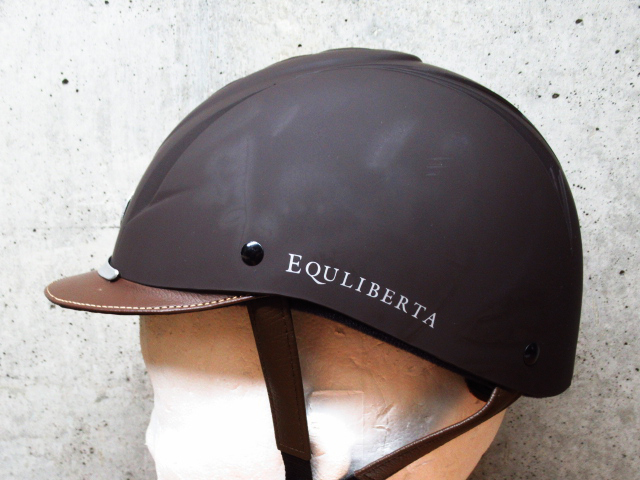 EQULIBERTA エクリベルタ イージス ダイヤル調整ヘルメット ダークブラウン S/Mサイズ 52-56cm 乗馬用品 乗馬 馬具 管理6B0402G-A7の画像3