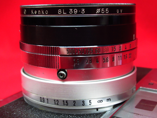 minolta ミノルタ Hi-MATIC 7S ROKKOR-PF 1：1.8 f=45mm フィルムカメラ ケース付 現状品 レトロ 管理6B0403G-A6_画像5