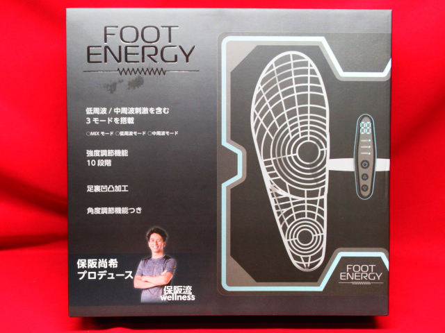 FOOT ENERGY フットエナジー PRD-FTE-01B ミントブルー EMS 低周波/中周波 保阪尚希監修 足裏 ふくらはぎ 太股 美容 健康 管理6B0404B-E3の画像9