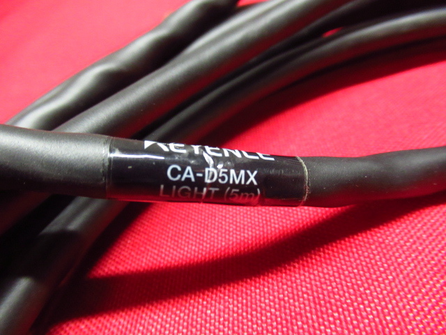 KEYENCE キーエンス CA-D5MX 照明ケーブル 5m 管理6J0405D-YP_画像2