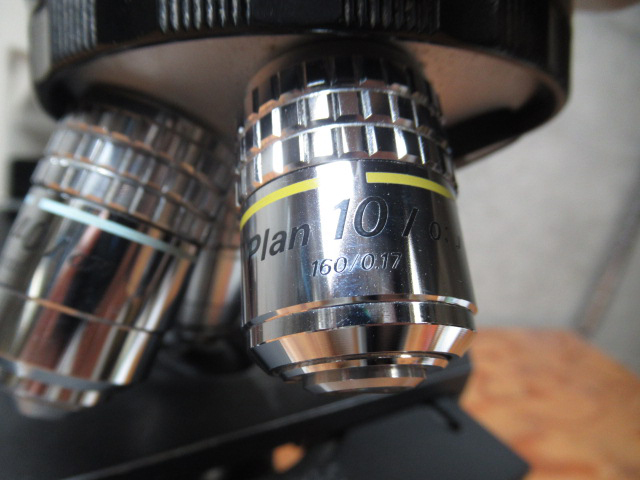 Nikon ニコン OPTIPHOT 生物顕微鏡 レンズ構成:[CFW10x]x2 / 対物[Plan10/Plan40/Plan60/Plan100] 光学機器 顕微鏡 管理6k0413D-F06の画像9