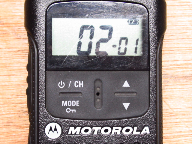 3台セット MOTOROLA CL08 特定小電力トランシーバー 本体のみ 管理6X0423D-D1の画像2