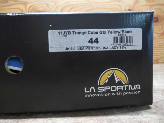 未使用 LA SPORTIVA スポルティバ 日本サイズ27.9cm EUR44 トランゴキューブ Trango Cube Gtx 登山靴 トレッキングシューズ 管理AS429F-I04の画像9