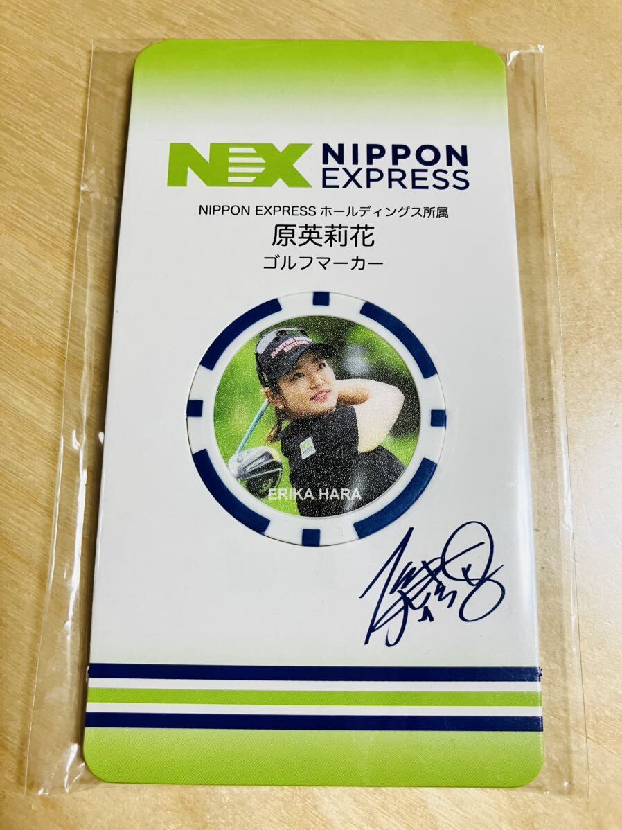 未使用品 原英莉花 ゴルフマーカー NX 非売品 女子プロゴルフ カジノチップの画像1