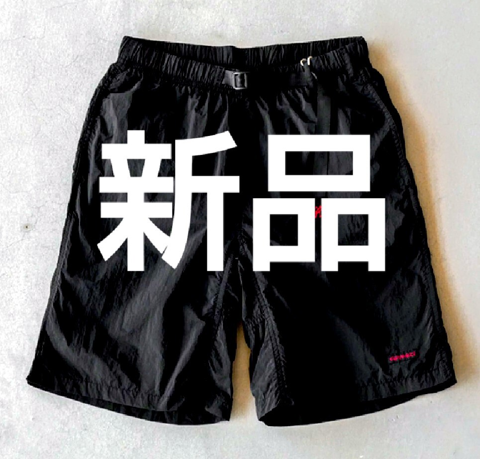 新品★Gramicci PACKABLE G-SHORTS グラミチパッカブル Gショーツ 小松マテーレ BLACK/M L クライミングパンツ ショートパンツ アウトドアの画像1