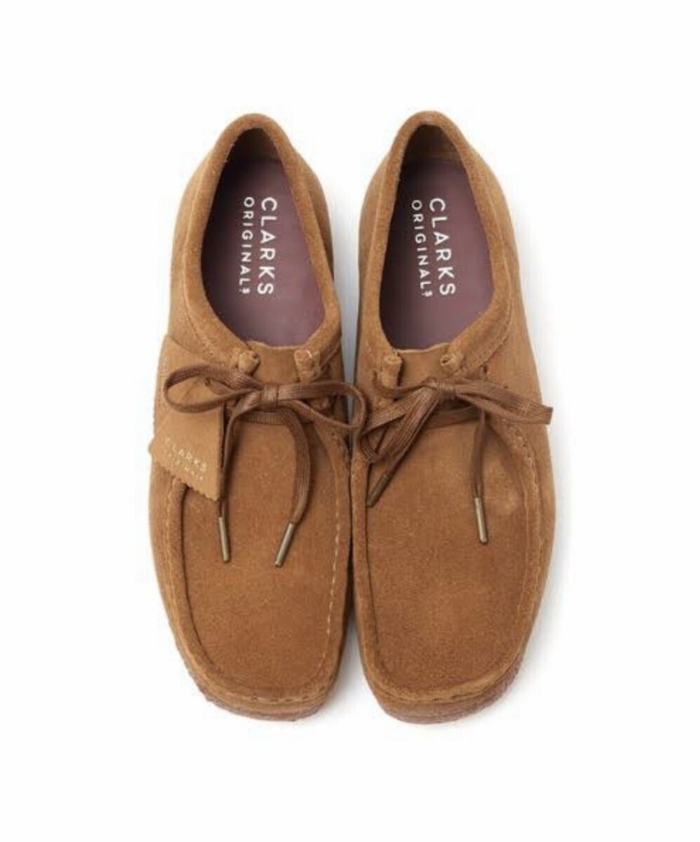 新品★CLARKS WALLABEE クラークス ワラビー スエード モカシン シューズ 靴 コーラブラウン UK8.5/26.5cm UK9/27cm_画像3