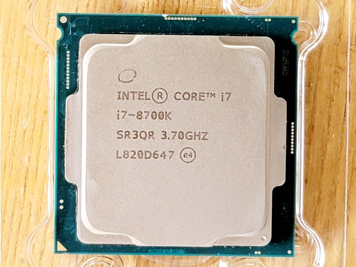 ★CPU Intel CPU Core i7-8700K 3.7GHz 12Mキャッシュ 6コア/12スレッド LGA1151 BX80684I78700K 【BOX】【動作確認済み】の画像3