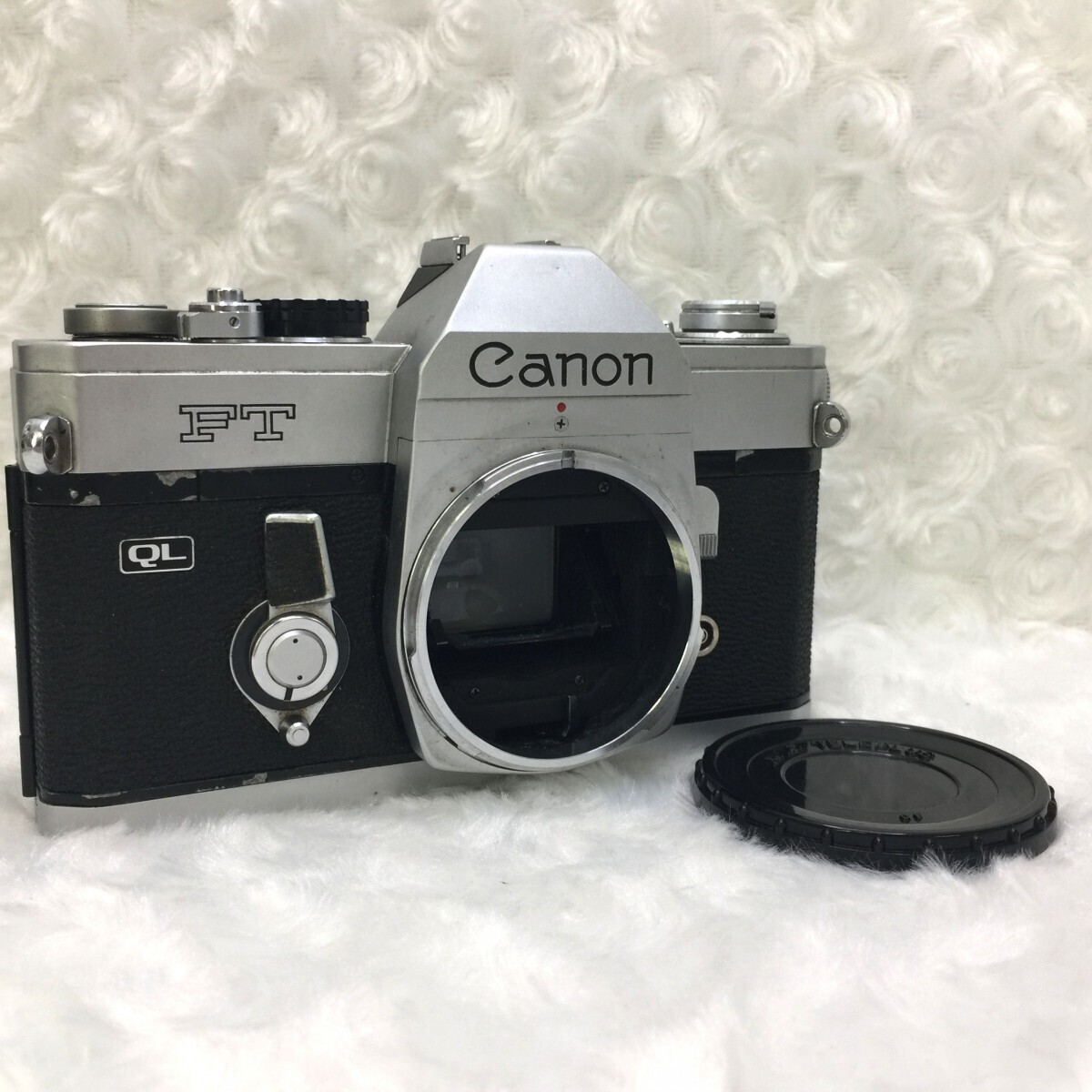Canon FTQL キヤノン 35mm一眼レフカメラ FLマウント クイック?リターンミラー TTL測(cè)光 ボディキャップ付 ジャンク品 ／ 05-00992