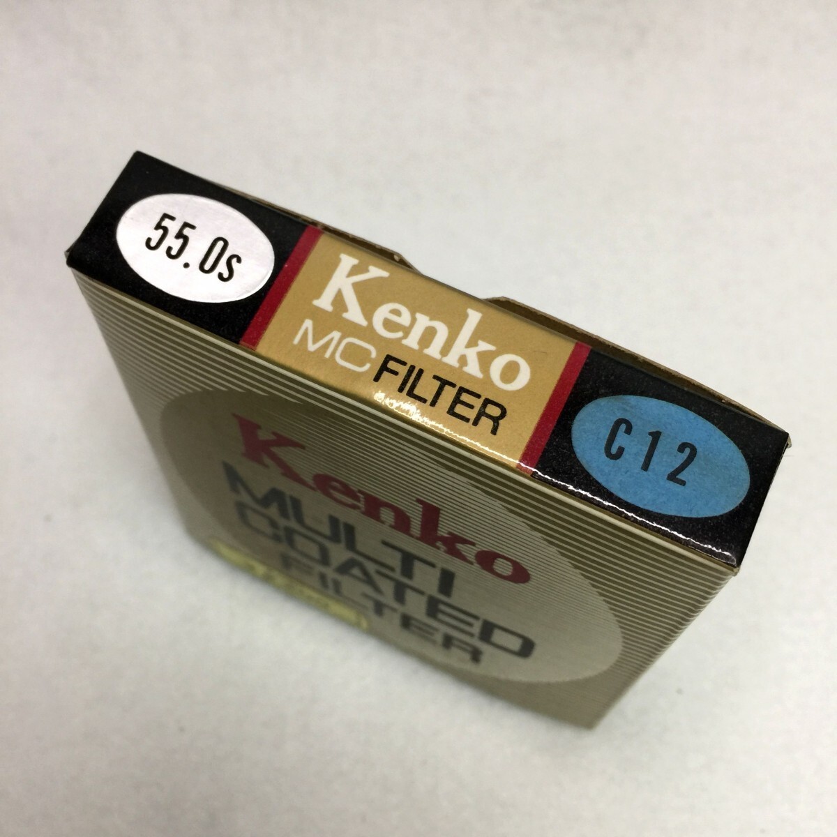 Kenko MULTI COATED FILTER C12 ケンコー 55mm径 色温度変換フィルター フィルムカメラ 電灯光 外箱・ケース・説明書付 現状品 ／ 03-00444_画像9