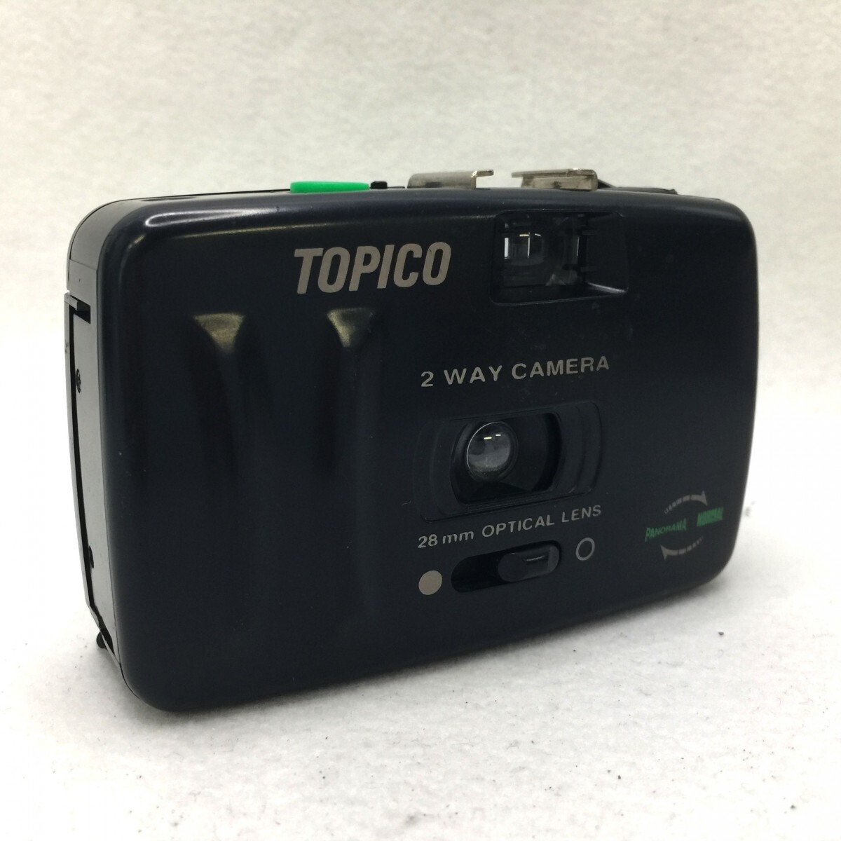 TOPICO トピコ 2WAY CAMERA 35mmフィルム コンパクトカメラ パノラマ写真 固定フォーカス ストラップ付 ジャンク品 ／ 04-00845_画像3