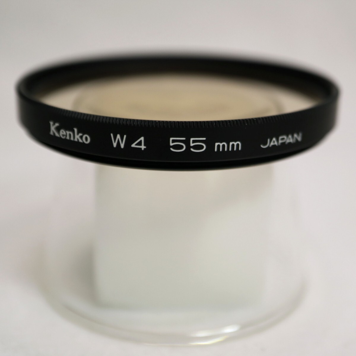 Kenko OPTICAL FILTER for COLOR W4 ケンコー 55mm径 色温度変換フィルター フィルムカメラ用 曇天時 外箱・説明書付 現状品 ／ 03-00529_画像4