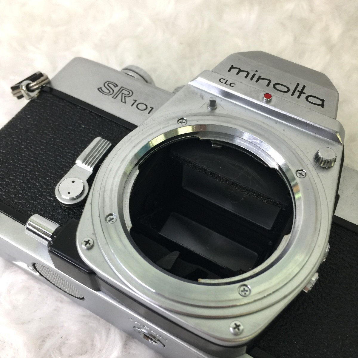 minolta SR101 ミノルタ SR101 色：シルバー 35mm一眼レフカメラ MCマウント 機械式シャッター 露出計内蔵 ジャンク品 ／ 05-01058_画像8