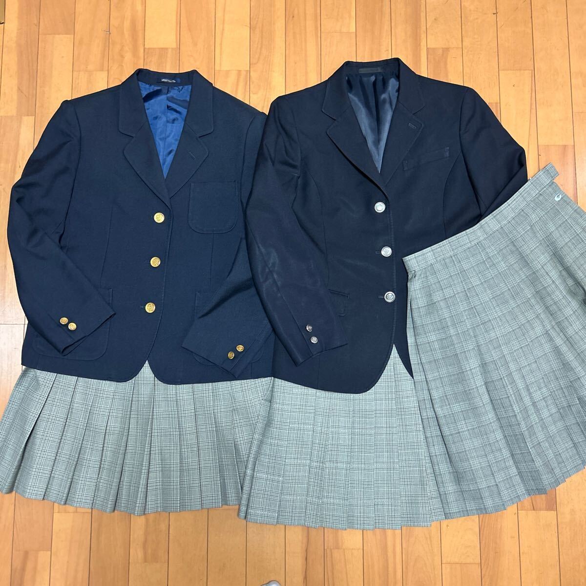 3 8 コスプレ衣装 冬 制服 上下セット ブレザー 冬スカート 夏スカート 岐阜総合の画像1