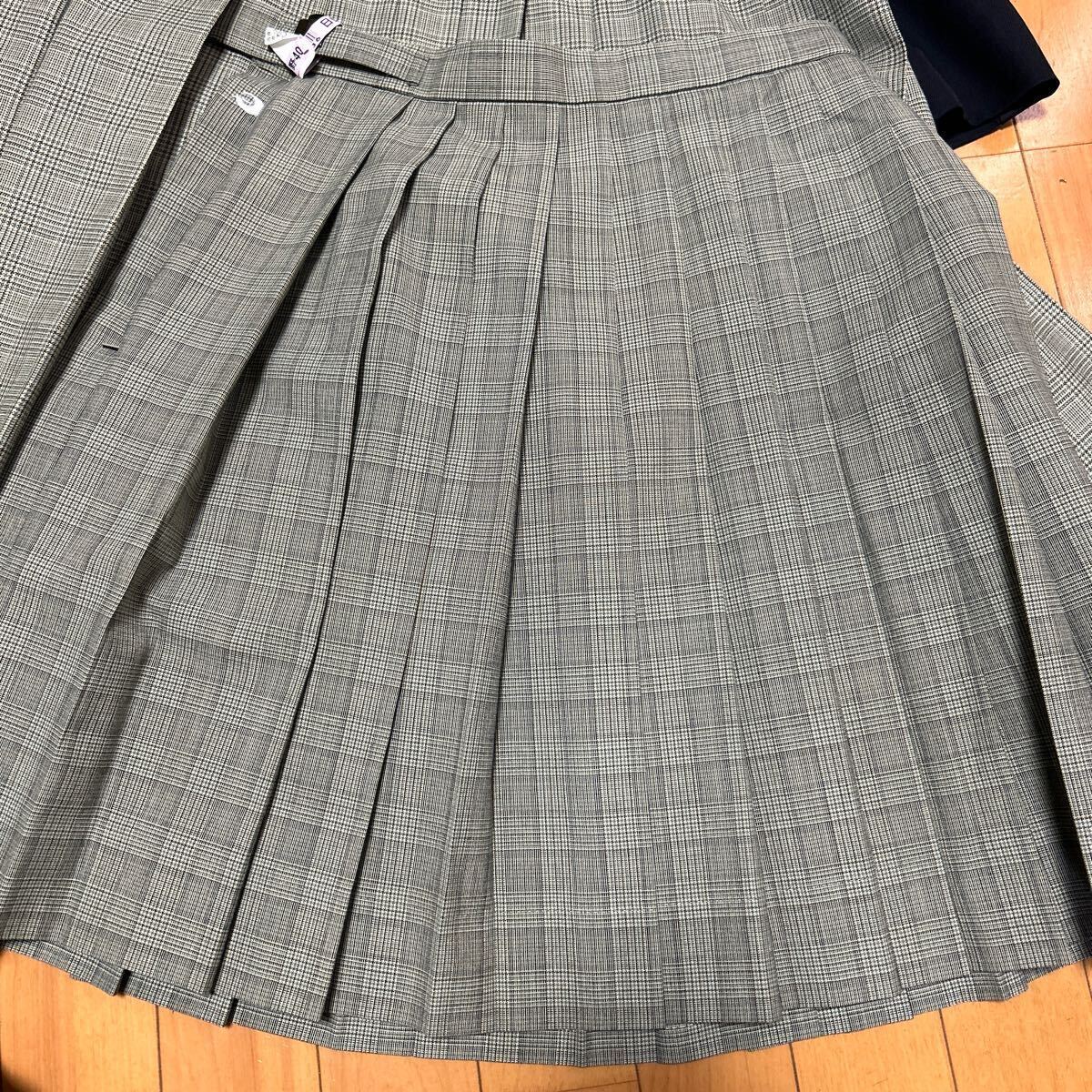 3 8 コスプレ衣装 冬 制服 上下セット ブレザー 冬スカート 夏スカート 岐阜総合の画像7